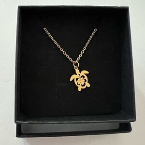 Hawaiian Stainless Steel turtle necklace